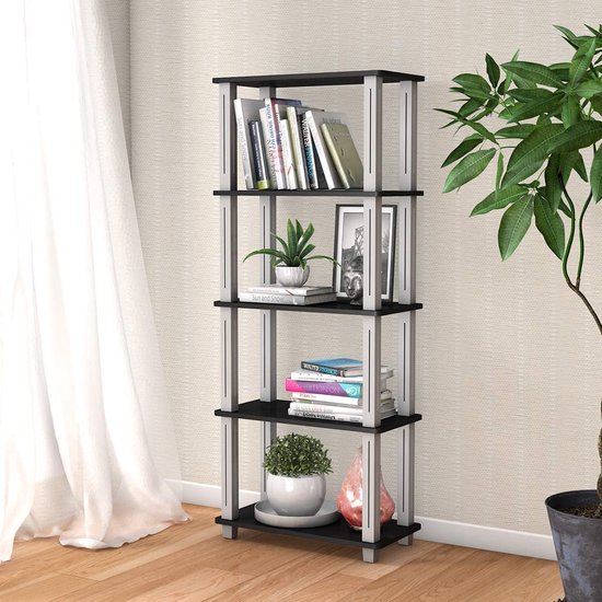 Compacte Opbergplank met 5 Open Lagen - Multifunctioneel en Ruimtebesparend – foto 3