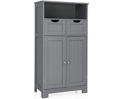 Veelzijdige Opbergkast met Verstelbare Laden en Plank - Grijs - 60x30x109 cm – foto 2