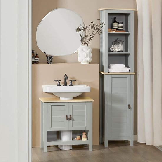 Moderne Badkameronderkast - Wastafelmeubel met Opbergruimte – foto 6