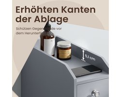 Smal Badkamerkastje – Compacte Opberger in Duifgrijs – foto 5