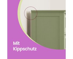 Elegant Badkamerkastje met 4 Laden - Lauriergroen Design – foto 6