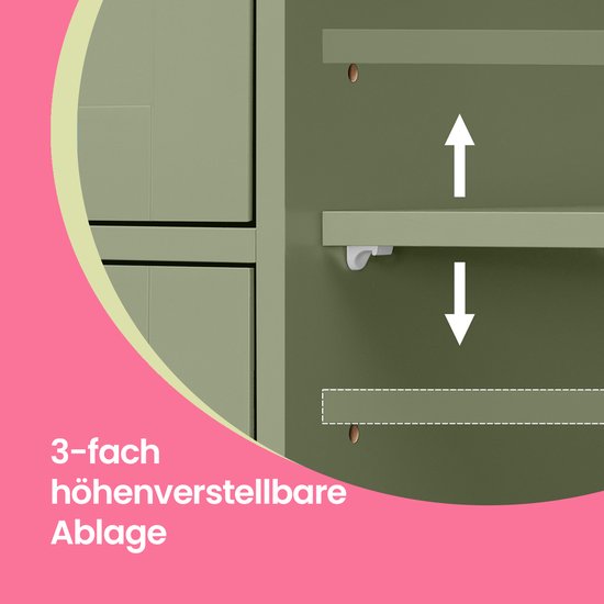 Smal Badkamerkastje Lauriergroen – Compacte Opberger voor Uw Badkamer – foto 6