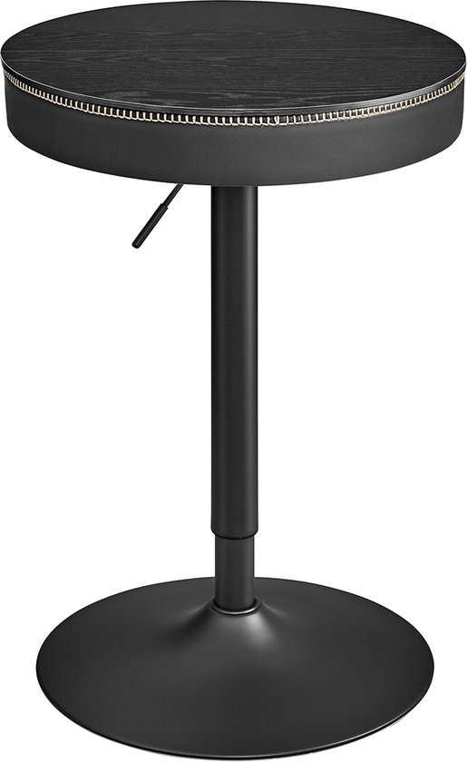 In Hoogte Verstelbare Bartafel - Elegante Zwarte Afwerking – foto 1