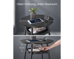 Elegante Ronde Bartafel met Opbergruimte - Modern Zwart Design – foto 4