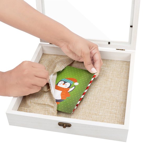 Elegante Witte Schaduwbox Fotolijst – 25,7 x 25,7 cm – Voor Unieke Herinneringen – foto 3