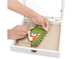 Elegante Witte Schaduwbox Fotolijst – 25,7 x 25,7 cm – Voor Unieke Herinneringen – foto 4