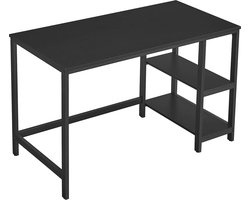 Stijlvol en Ruim Kantoorbureau met Opbergruimte - Vintage Bruin-Zwart – foto 2