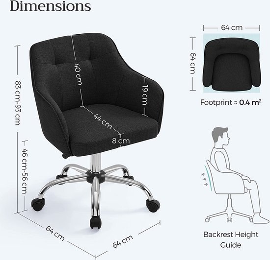 Ergonomische Bureaustoel - Comfortabel & Verstelbaar – foto 6