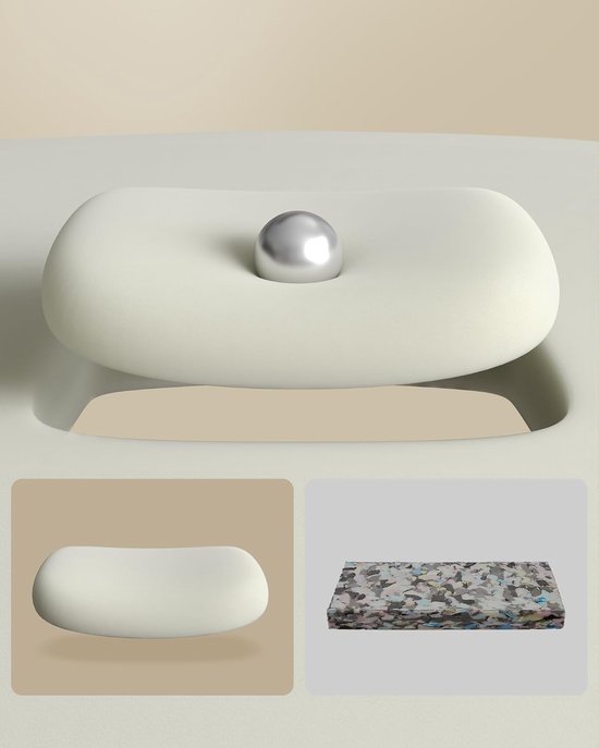 Comfortabele en Verstelbare Bureaustoel met Ergonomische Ondersteuning - Inktzwart – foto 6