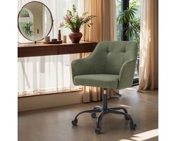 Ergonomische Bureaustoel met Comfortabele Stofbekleding - Groen – foto 1