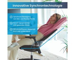 Luxe Ergonomische Bureaustoel met Verstelbare Hoofd- en Lendensteun – foto 5