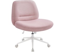 Comfortabele Bureaustoel met Ergonomisch Ontwerp en Roze Accent – foto 2