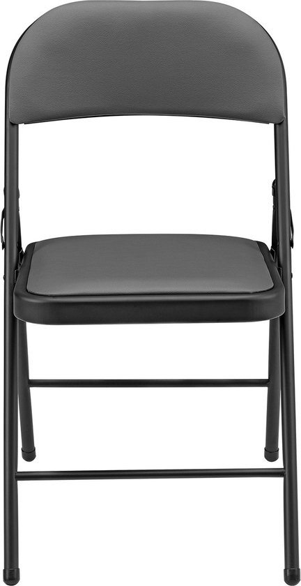 Opvouwbare Bureaustoelen - Set van 6 - Ergonomisch en Modern Grijs Design – foto 3