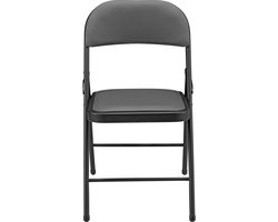 Opvouwbare Bureaustoelen - Set van 6 - Ergonomisch en Modern Grijs Design – foto 4