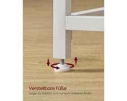 Elegant Wit Bureau - Industrieel Design met Ruim Werkblad – foto 6