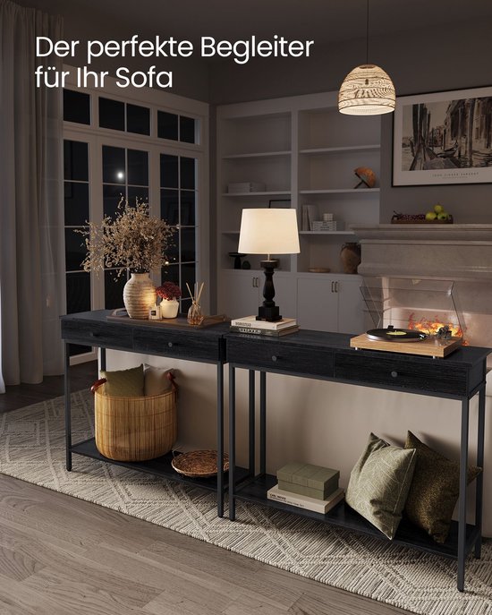 Elegante Consoletafel met Industriële Stijl - Ruime Opbergmogelijkheden – foto 4