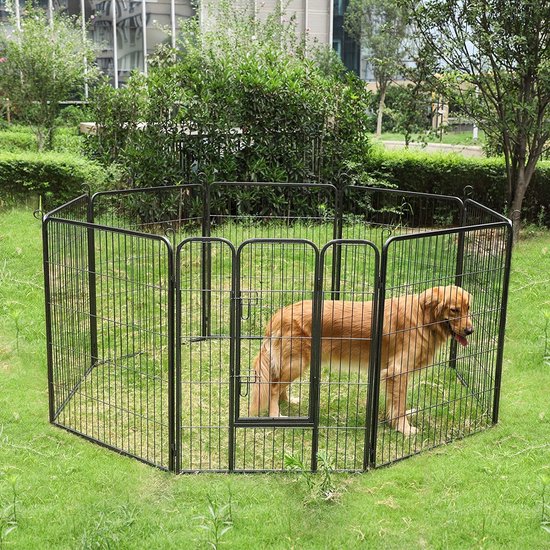 Grote Dierenren voor Binnen en Buiten - Zwart 160x160x80cm – foto 5