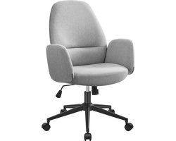 Ergonomische Draaistoel met Stoffen Bekleding en Verstelbare Hoogte – foto 1