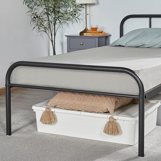 Elegant eenpersoonsbedframe met lattenbodem voor optimaal comfort – foto 3