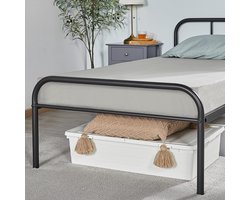 Elegant eenpersoonsbedframe met lattenbodem voor optimaal comfort – foto 4
