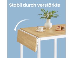 Flexibele Eettafel voor 2-4 Personen – Opklapbaar Design – foto 4