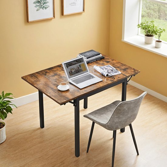 Veelzijdige Opvouwbare Eettafel - Compact en Stijlvol – foto 1