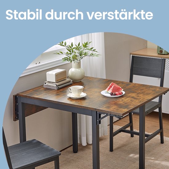 Veelzijdige Opvouwbare Eettafel - Compact en Stijlvol – foto 4