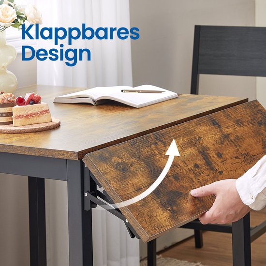 Veelzijdige Opvouwbare Eettafel - Compact en Stijlvol – foto 6