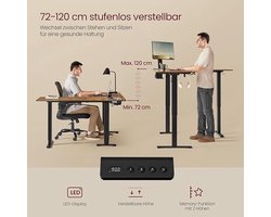 Elektrisch in hoogte verstelbaar hoekbureau met geïntegreerd laadstation – foto 6