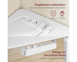 Elektrisch in Hoogte Verstelbaar Hoekbureau met Laadstation – foto 4
