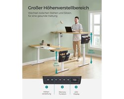 Elektrisch Verstelbaar Zit-Sta Bureau - Productiviteit & Comfort – foto 4