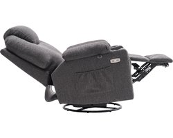 Elektrische Relaxfauteuil met Massage en Verwarming - Grijs – foto 4