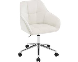 Comfortabele Ergonomische Bureaustoel van Fluweel - Verstelbaar en Draaibaar – foto 2