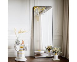 Elegante Staande Spiegel met Afgeronde Hoeken - Full-Body 160 x 40 cm – foto 2