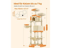 Luxe Kattenboom met Meerdere Niveaus - Beige – foto 4