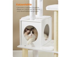 Grote Krabpaal met Comfortabele Ligplaatsen en Speelopties voor Katten – foto 2