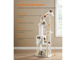 Grote Krabpaal met Comfortabele Ligplaatsen en Speelopties voor Katten – foto 5