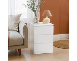 Elegant Nachtkastje met Geïntegreerd Laadstation - Zwart – foto 2
