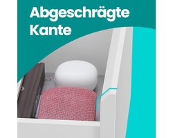 Elegant Nachtkastje met Geïntegreerd Laadstation - Zwart – foto 4
