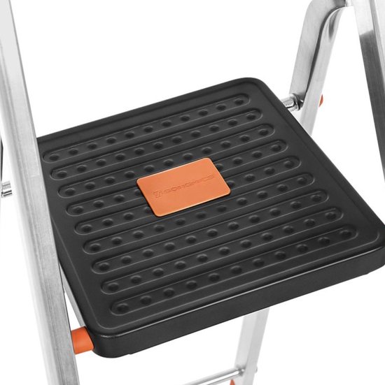 Veilige Aluminium Trapladder met 5 Treden - Opvouwbaar en Anti-Slip – foto 4