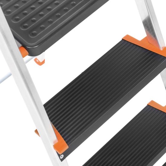 Veilige Aluminium Trapladder met 5 Treden - Opvouwbaar en Anti-Slip – foto 6
