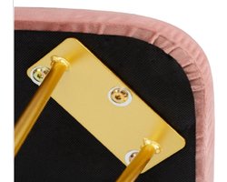 Luxe Kaptafel Set met 360° Draaibare Spiegel, 3 Lades en Fluwelen Kruk – foto 3