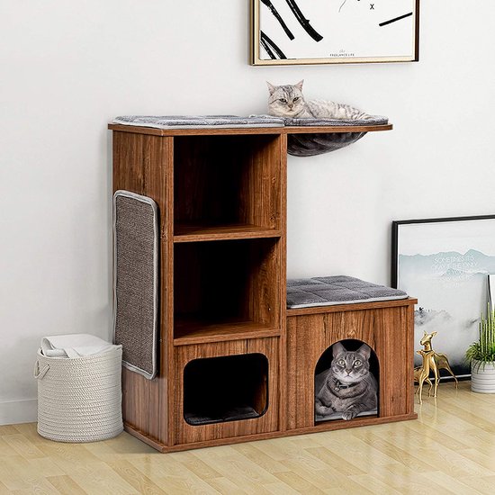Luxe Kattenmeubel met Krabmogelijkheden en Comfortabele Rustplekken – foto 6
