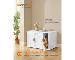 Stijlvol Kattenhuis met Multifunctioneel Design - Wit – foto 2