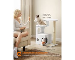 Luxe Krabpaal met Speeltoren en Pluche Afwerking voor Katten – foto 4