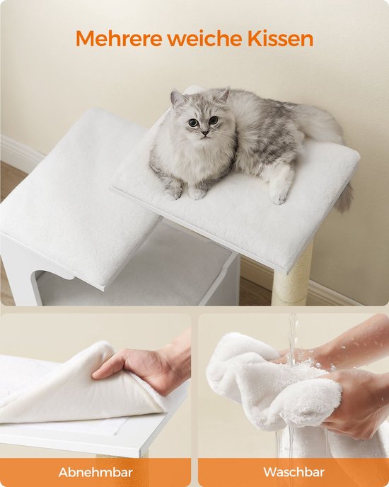 Luxe Krabpaal met Speeltoren en Pluche Afwerking voor Katten – foto 5