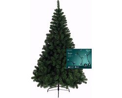 Luxe Kerstboom 240 cm met Helder Witte LED Verlichting – foto 4