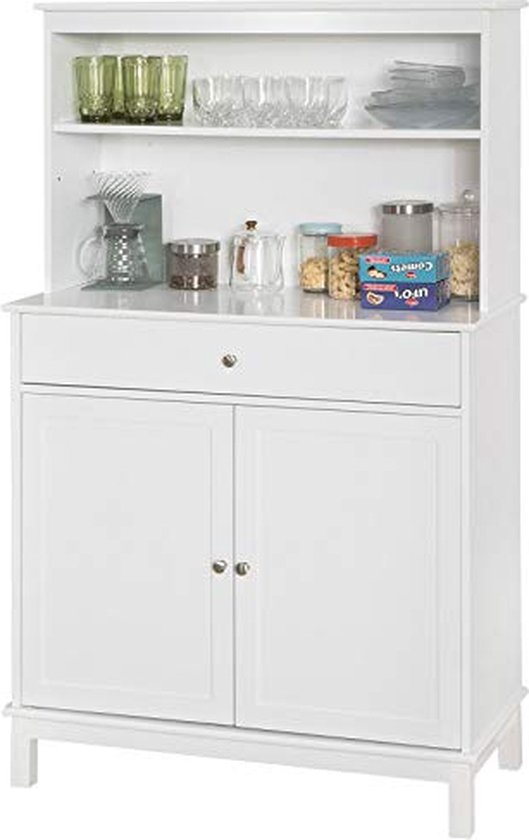 Veelzijdige Opbergkast Dressoir met Werkblad - Wit – foto 2