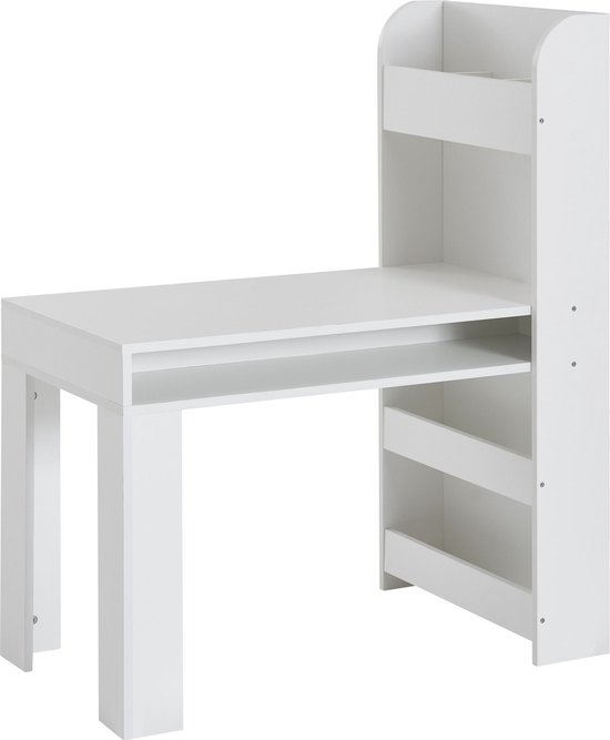 Veelzijdig Kinderbureau met Opbergruimte en Geïntegreerde Plank - 90x50x110 cm – foto 1