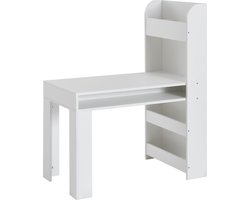 Veelzijdig Kinderbureau met Opbergruimte en Geïntegreerde Plank - 90x50x110 cm – foto 2